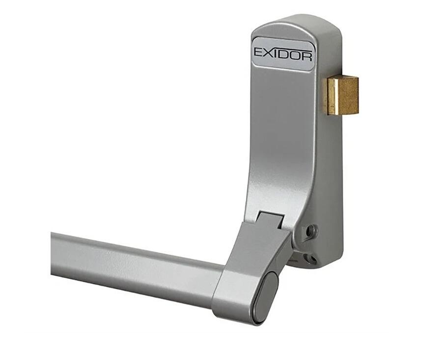 Exidor 296 Silver | Push Bar - Rim Latch (296)