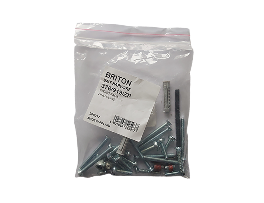 Briton Part 919.ZP | Panic Bolt Fixing Screw Pack - Metal Doors (372 & 376)
