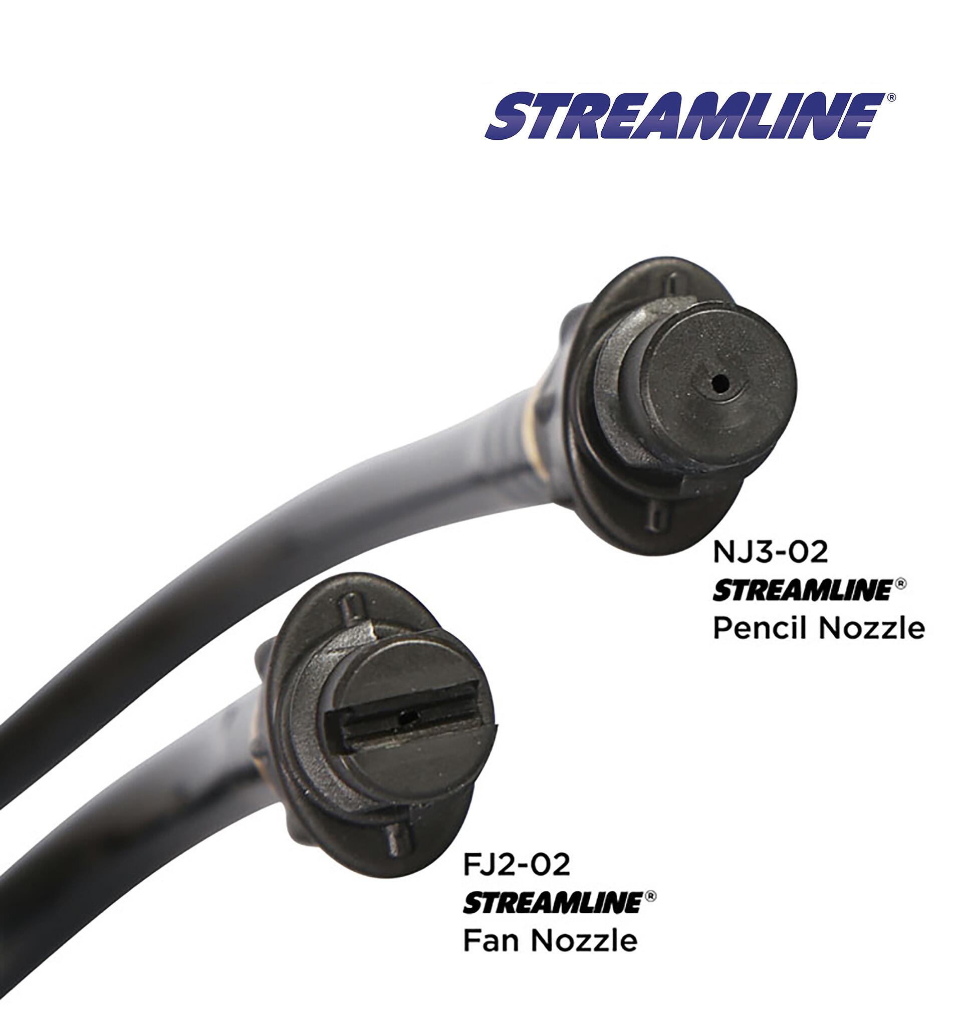 Streamline® Twist & Lock Pencil Jets – suitable for all Streamline® brushes