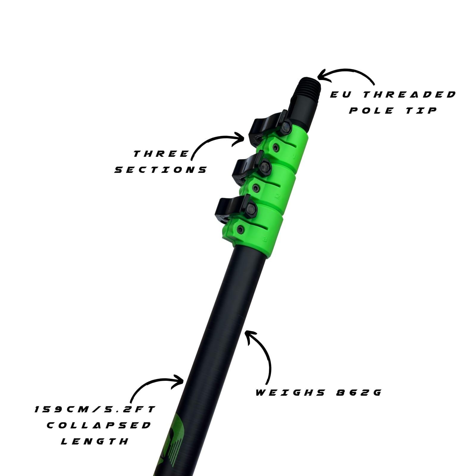 GVS Fusion 14ft Hybrid Telescopic Water Fed Pole 862g