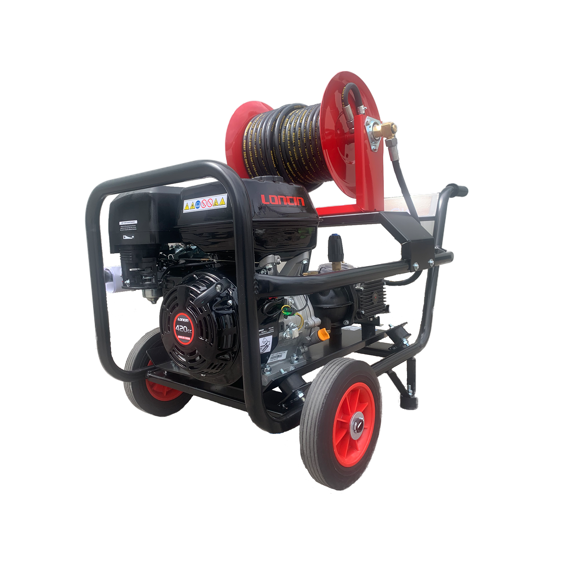 14HP Loncin 3000 PSI @ 21 LPM Comet FW Gearbox Driven With reel Kit
