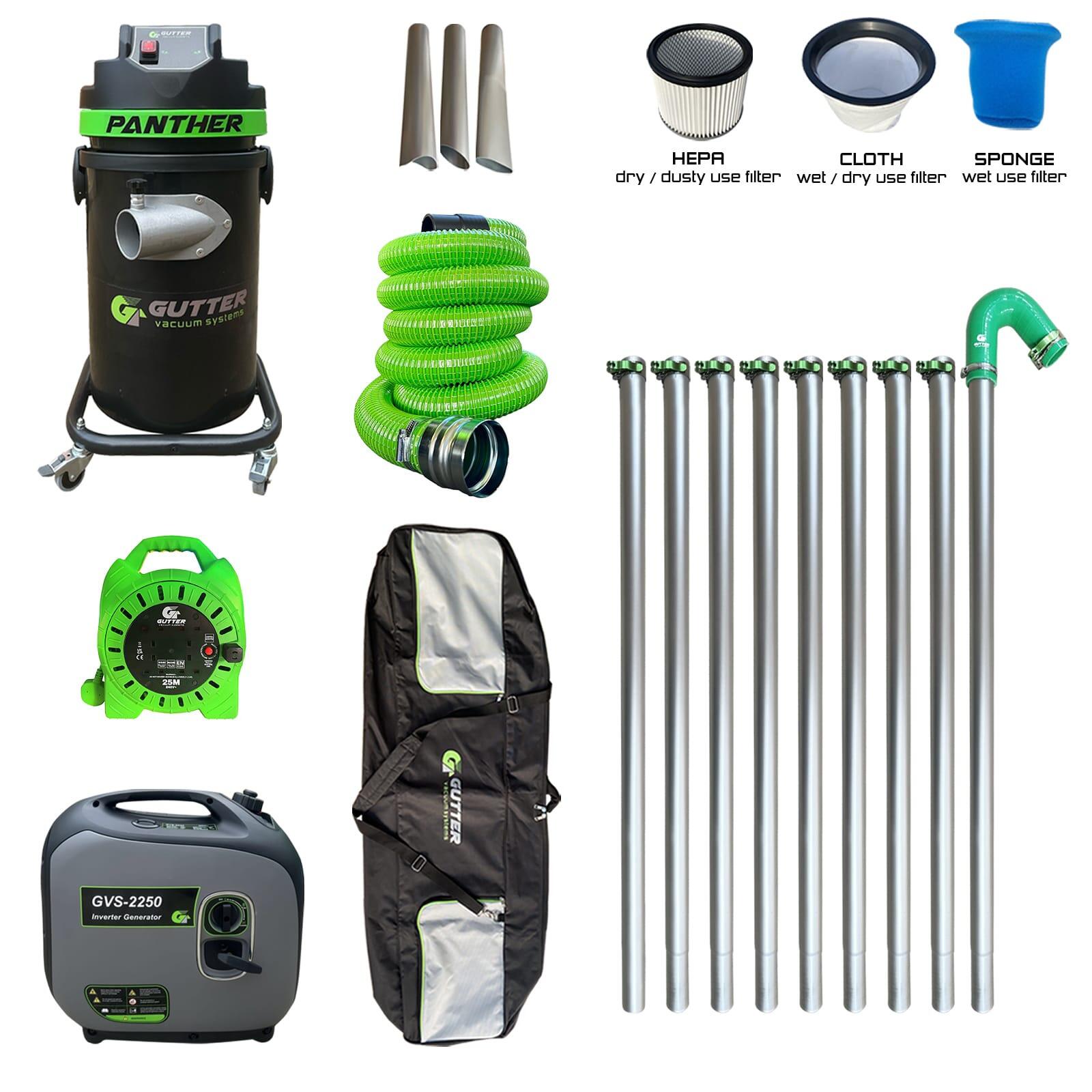 1700w Panther – Aerospace Aluminium – 500g Poles