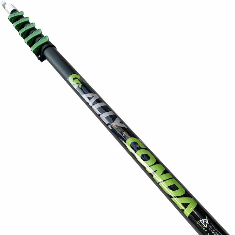 Ally-Conda - 34ft Anti Spin Aluminium Roof Scraping Pole