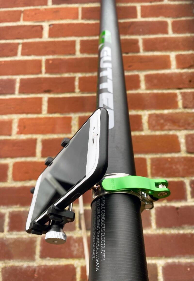 Heavy Duty Mobile Bracket for Gutter Inspection