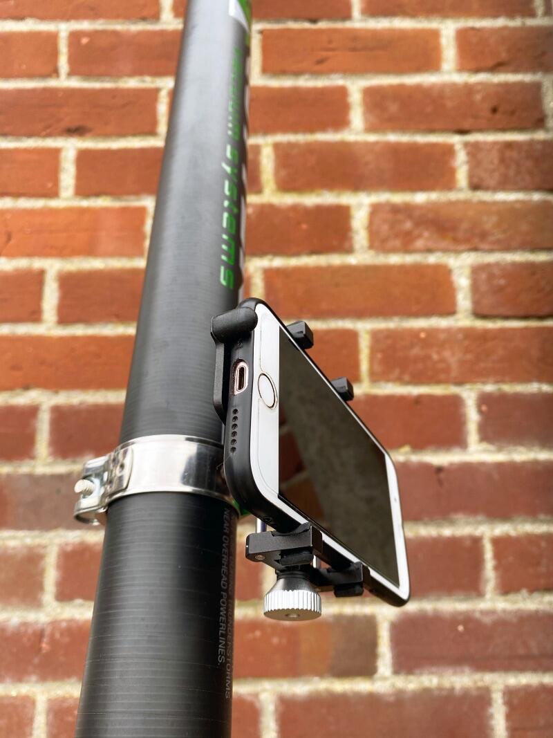 Heavy Duty Mobile Bracket for Gutter Inspection