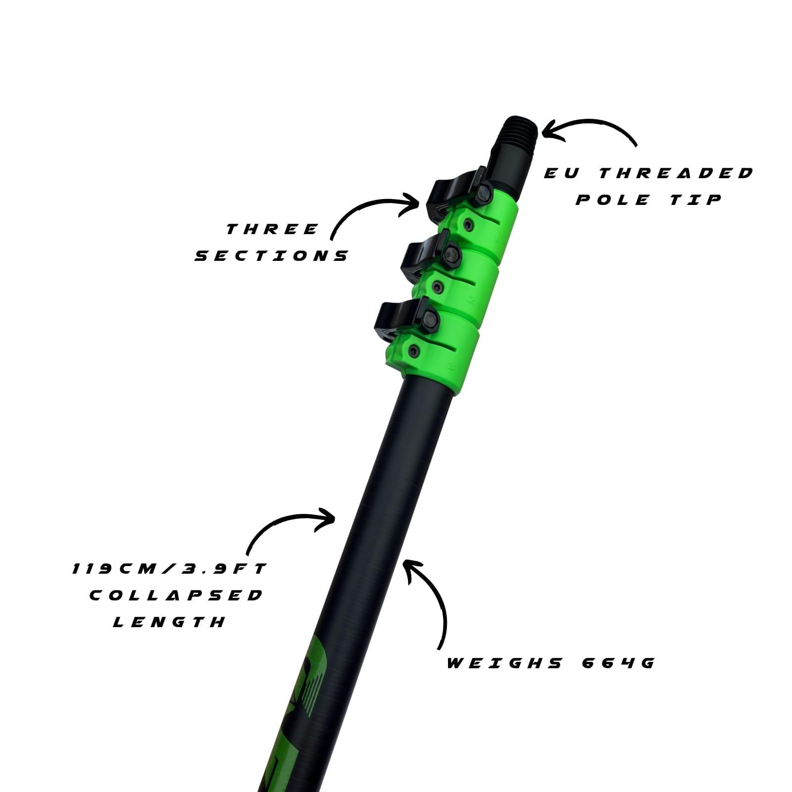 GVS Fusion 10ft Hybrid Telescopic Water Fed Pole 664g