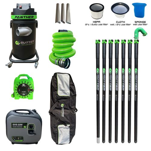 1700w Panther – Clamped Carbon Fibre with 135 Flexi Neck