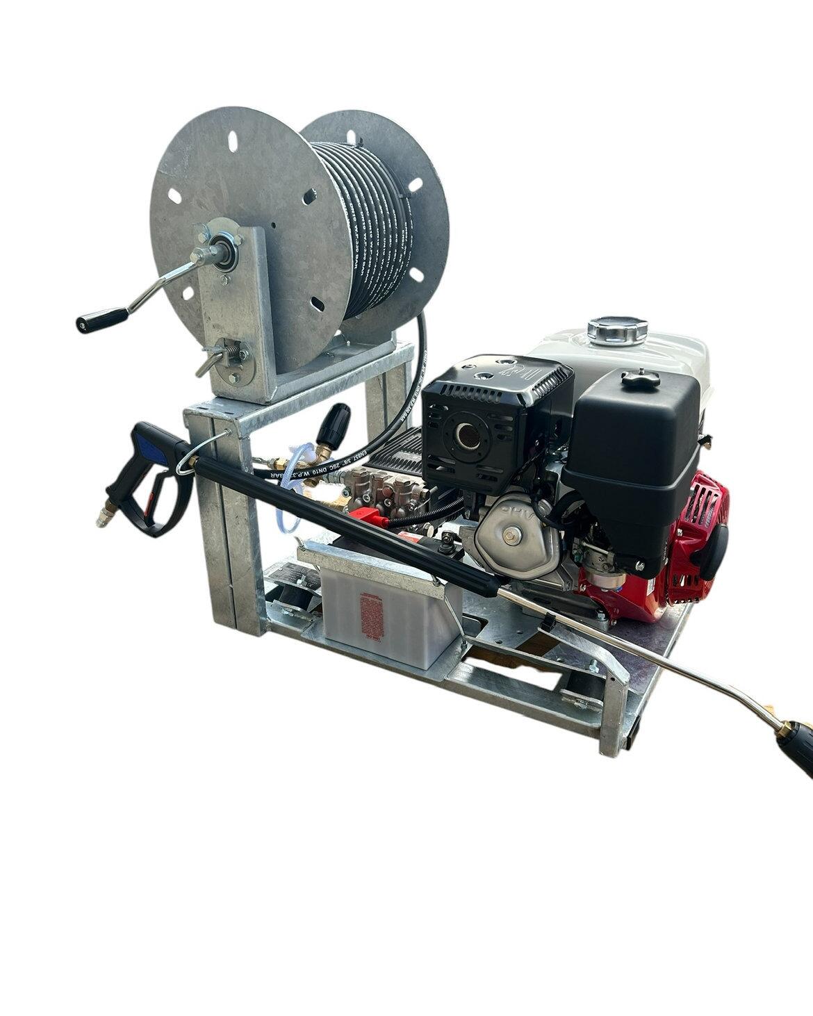 13hp Honda GX390 Petrol Pressure Washer Skid 3000psi 21LPM