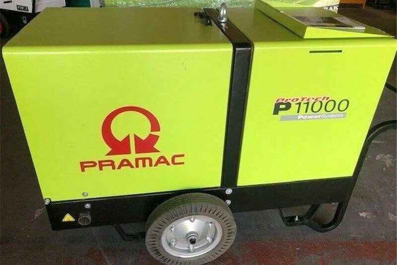 Pramac P11000 Silenced Diesel Generator Max 11 Kva with Wheel Kit;;