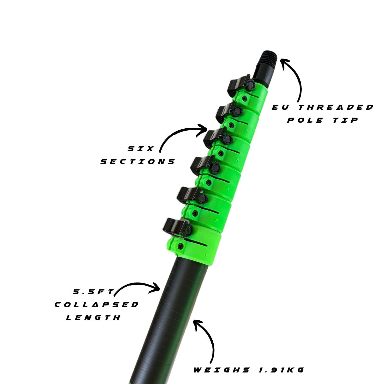 GVS Fusion 27ft Hybrid Telescopic Water Fed Pole 1.91 kg