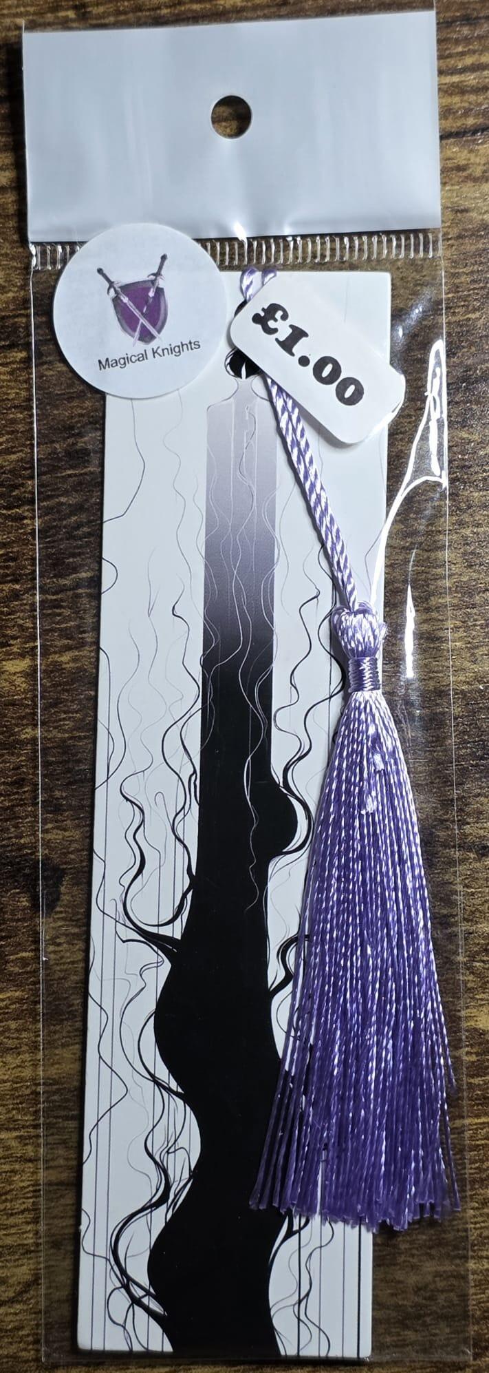 black bookmark purple tassel