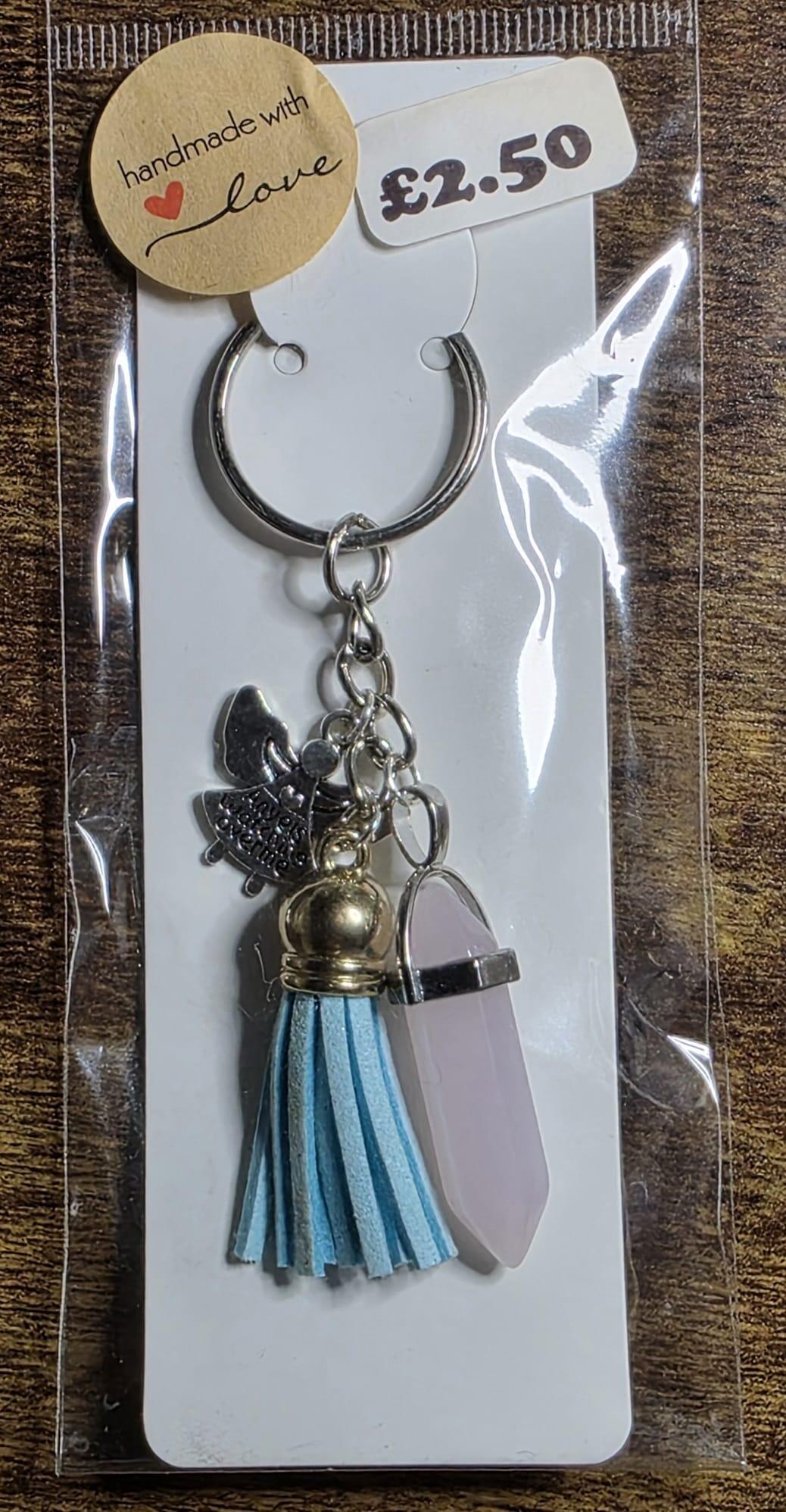 angels watching over me full keyring