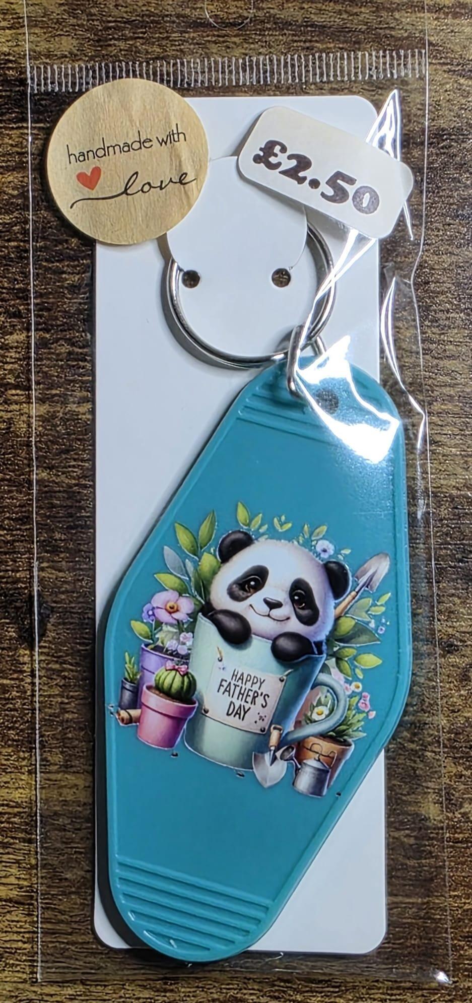 hotel fathers day panda flowers teal
