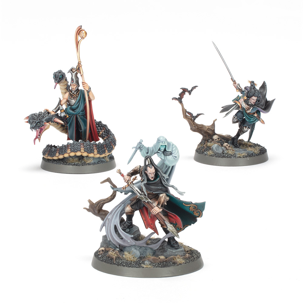 Blades of the Hollow King miniatures assembled