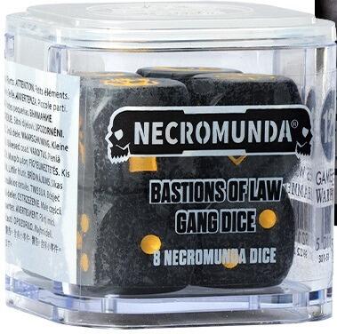 Bastions of Law Dice Set – Necromunda Palanite Enforcers dice