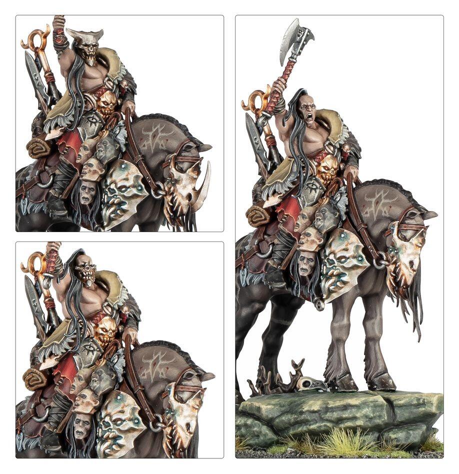 Side view showing warsteed detail and weapon