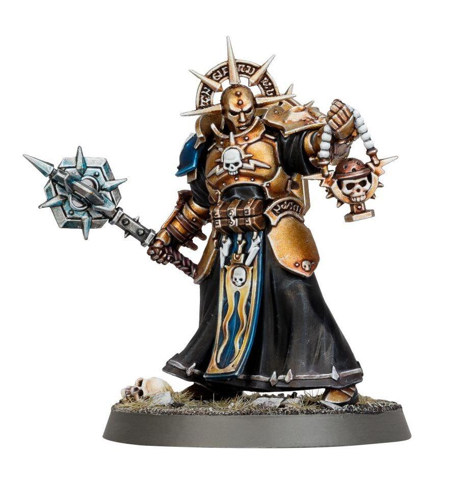 Knight-Relictor front view with relic staff