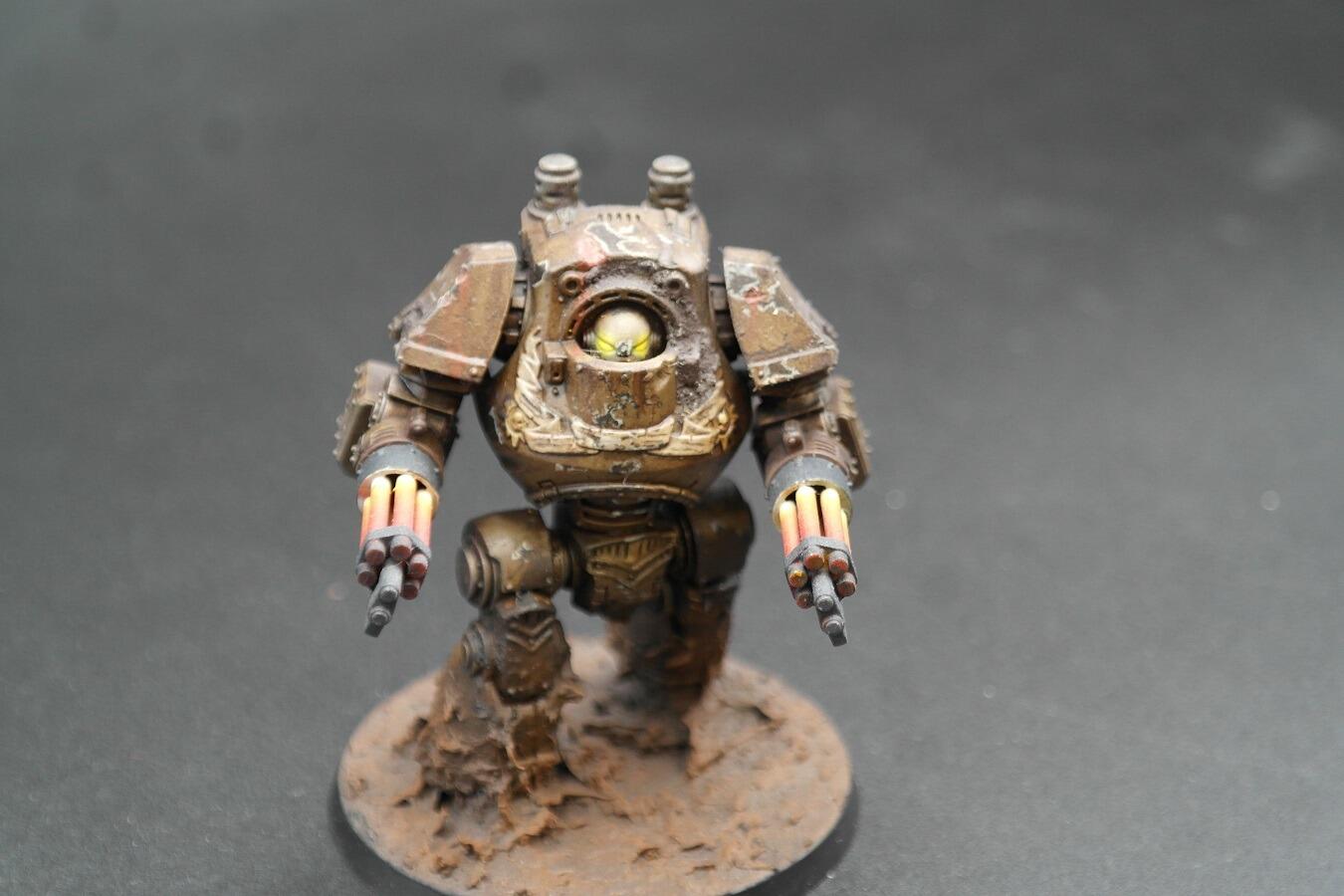 Pre-loved Contemptor Dreadnought Space Marines Warhammer 30k front view