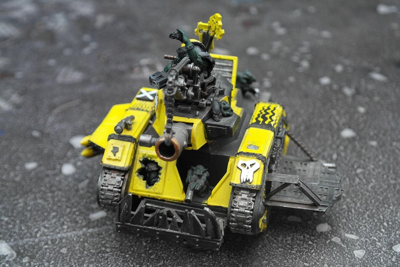 Pre-Loved Ork Looted Leman Russ Warhammer 40k Front View