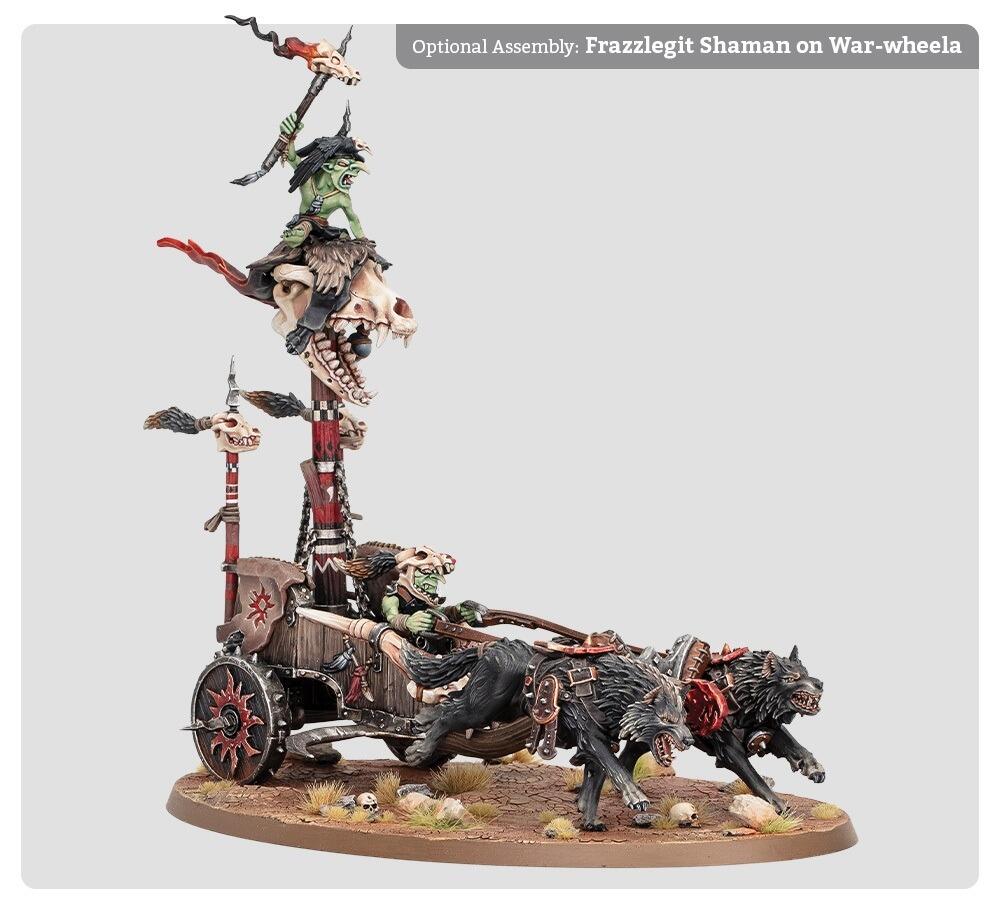 Snarlboss on War-Wheela – Gloomspite Gitz Command Unit
