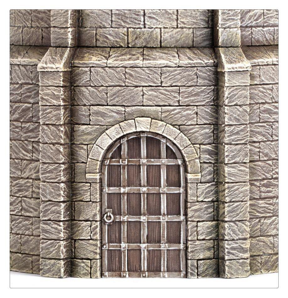 Gondor Tower assembled on battlefield terrain