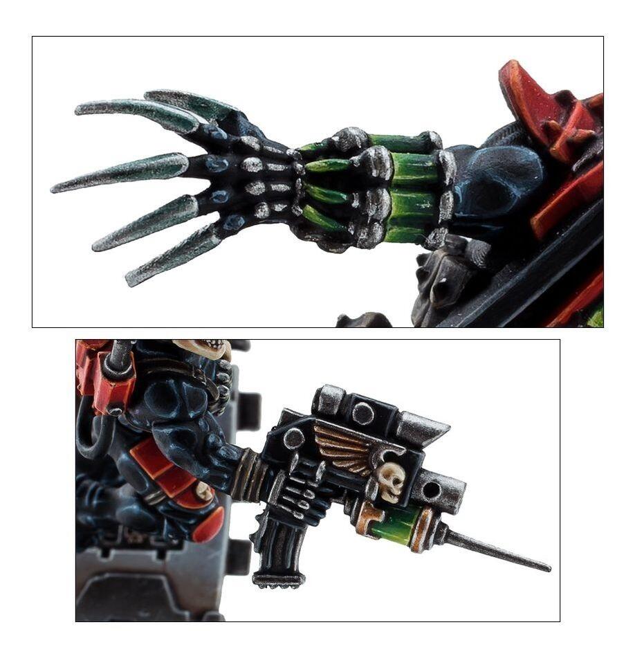 Close-up of painted Eversor model