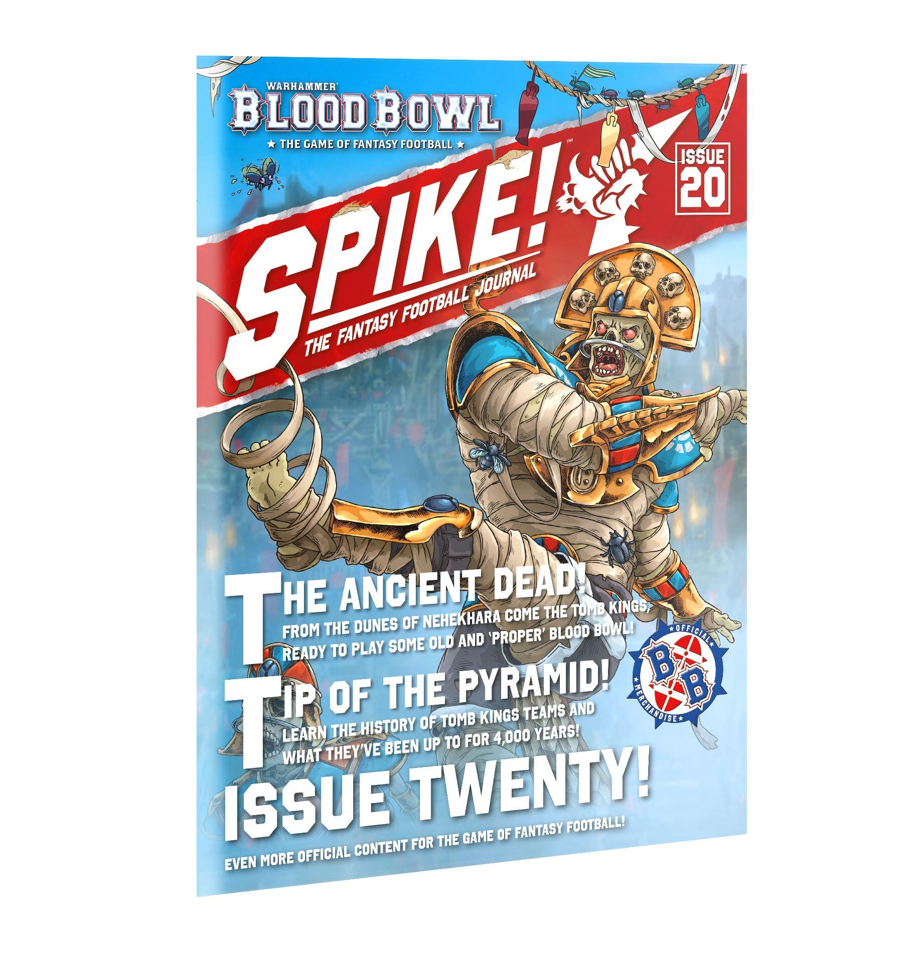 Spike! Journal Issue 20 cover – Tomb Kings Blood Bowl