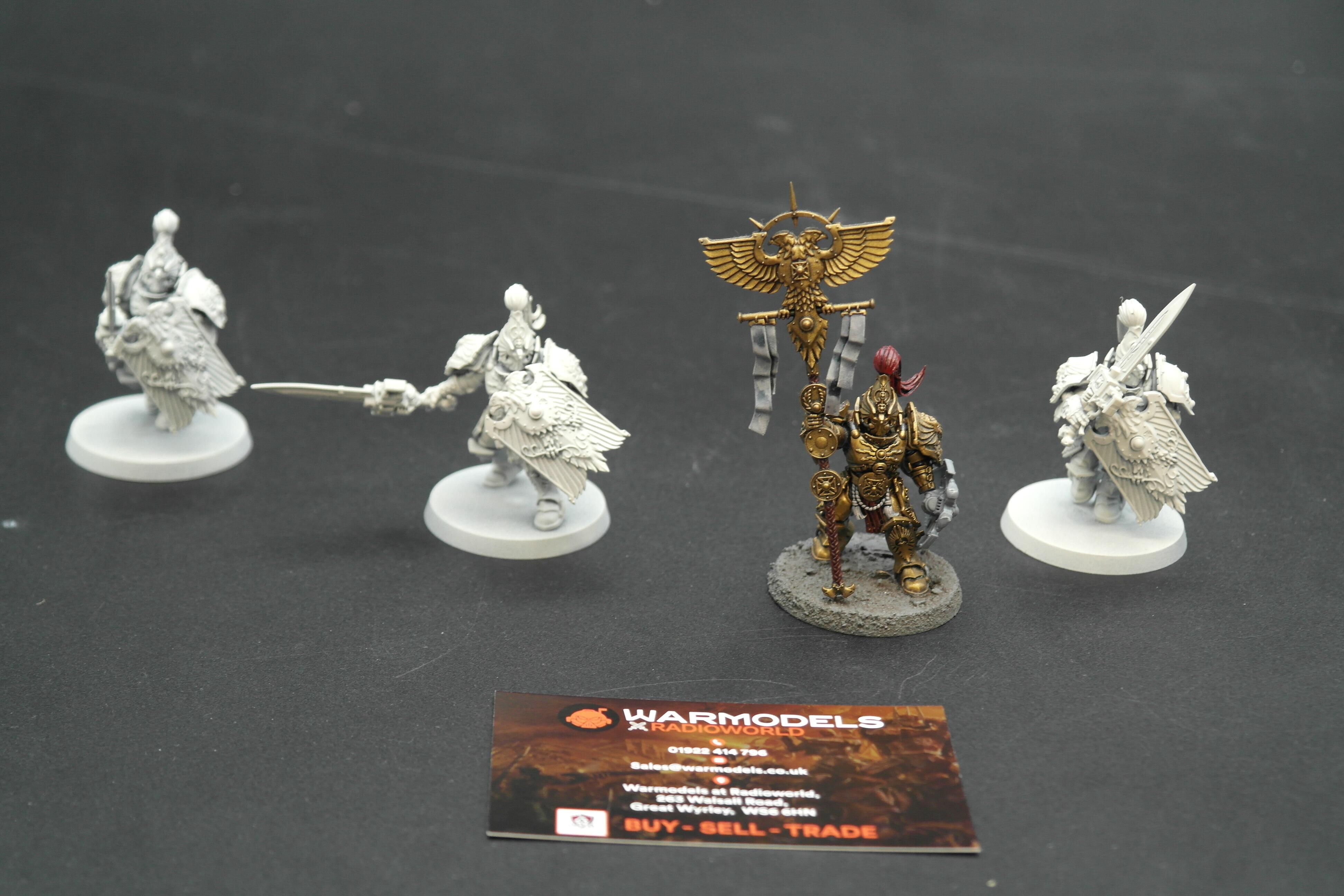 Pre-loved Custodian Guard Adeptus Custodes Warhammer 40k fully built front view