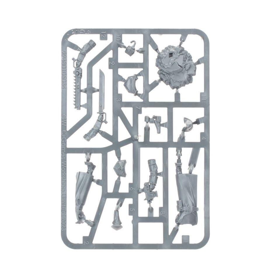 Astra Militarum Commissar in Battle – Warhammer 40K Command Figure