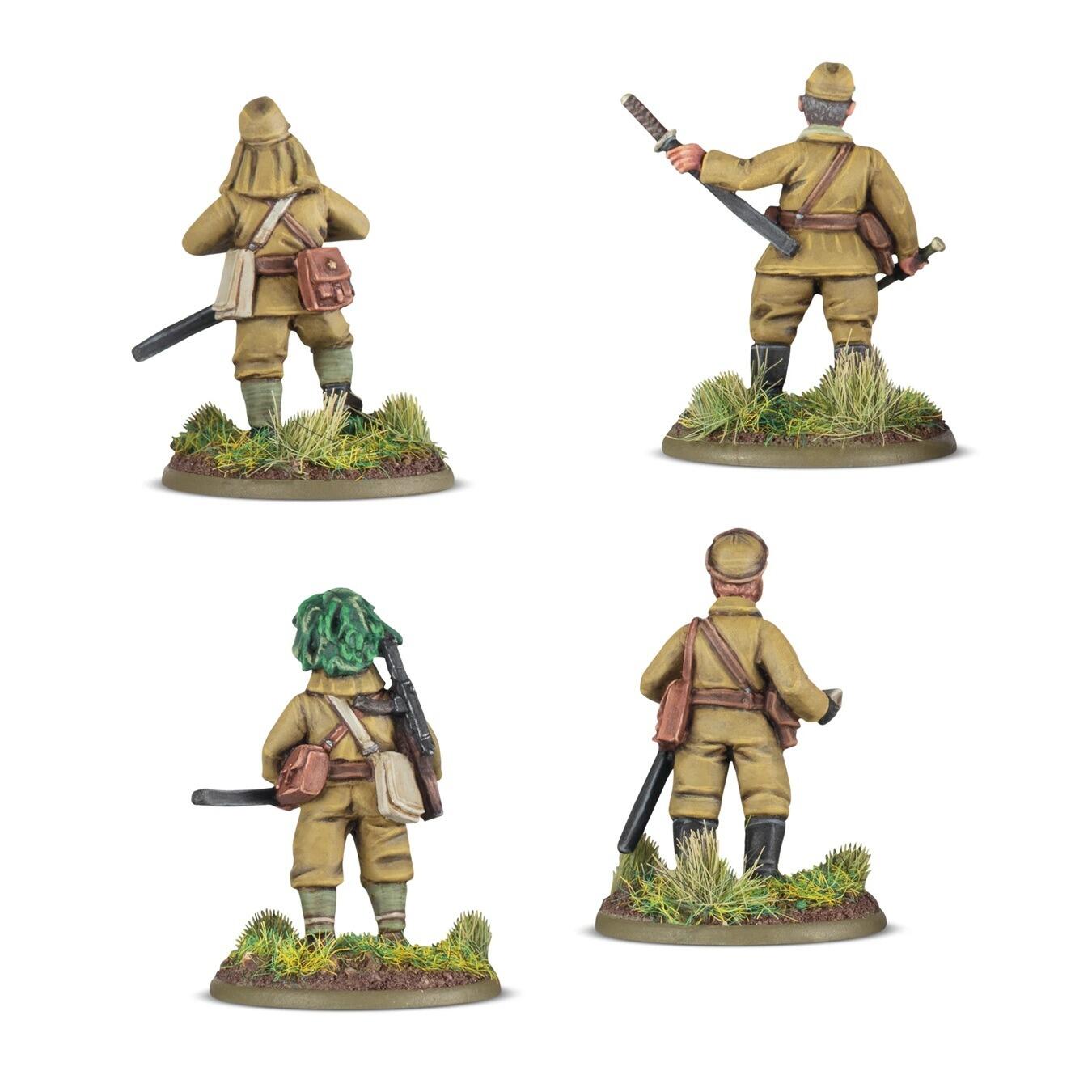 Warlord Games Japanese command models for WWII