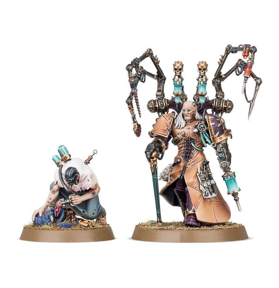 Fabius Bile miniature posed on scenic base