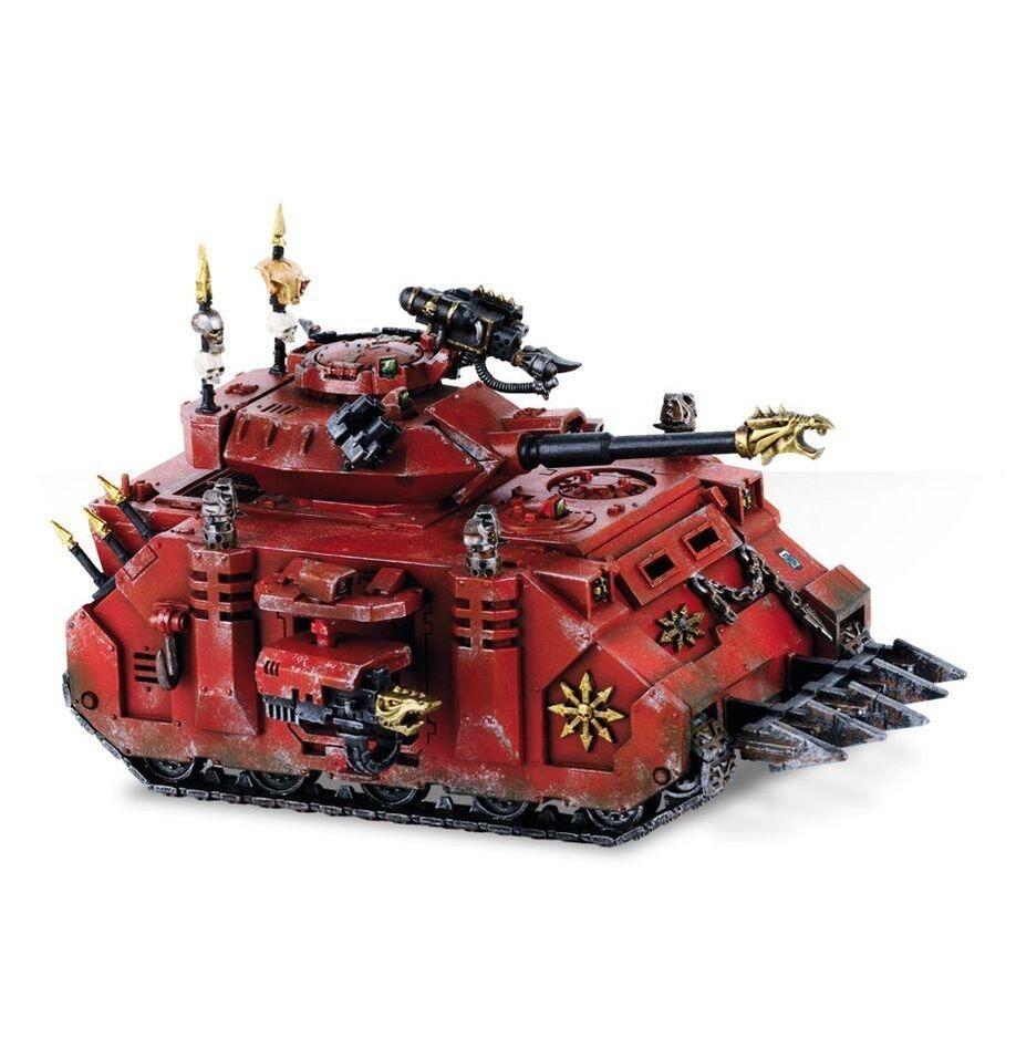 Predator with twin lascannon turret and heavy bolter sponsons