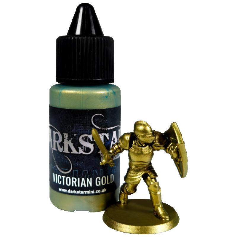 Victorian Gold metallic paint for miniatures – Darkstar