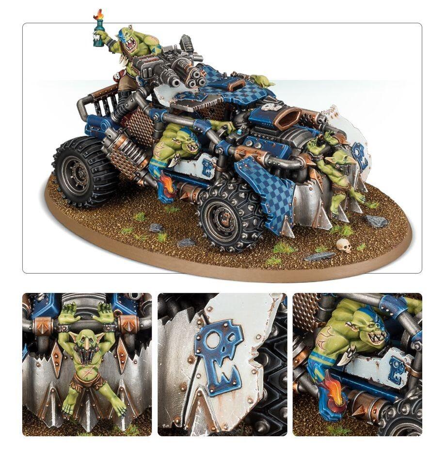Warhammer 40k Orks – Boomdakka Snazzwagon model