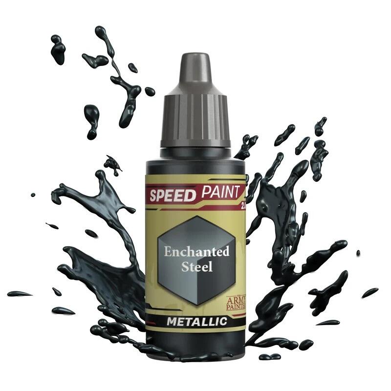 Army Painter Speedpaint: Enchanted Steel bottle front