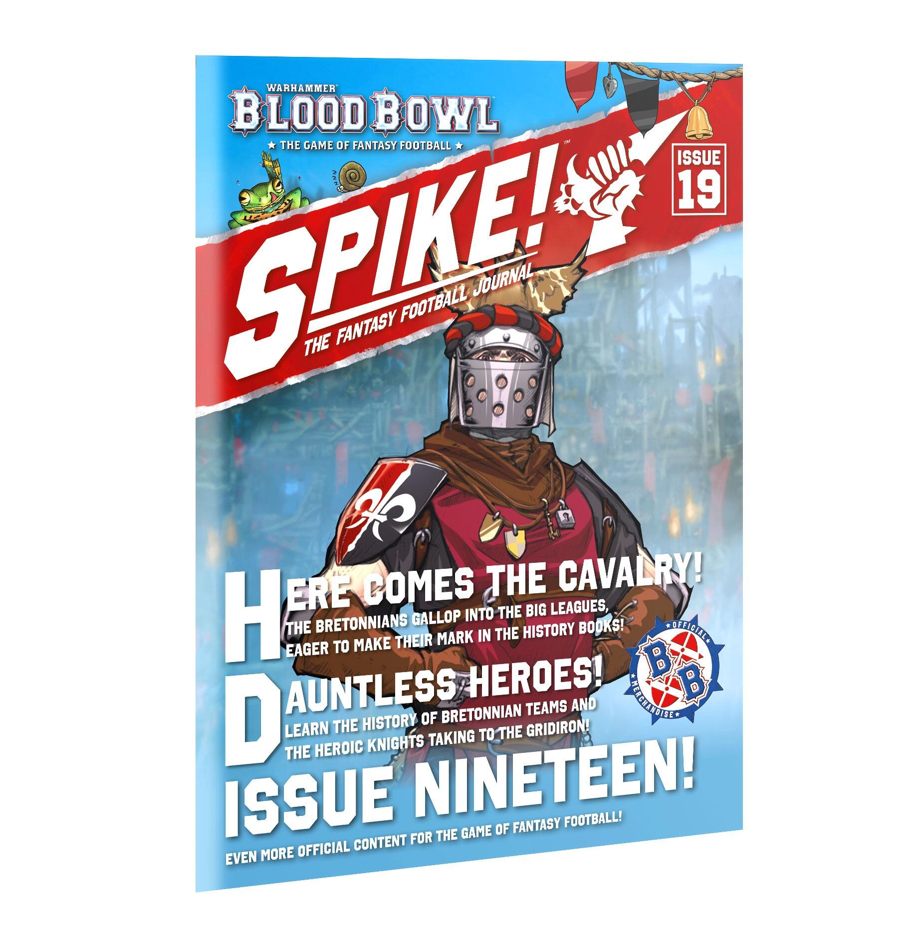 Spike! Journal Issue 19 cover – Bretonnian Blood Bowl