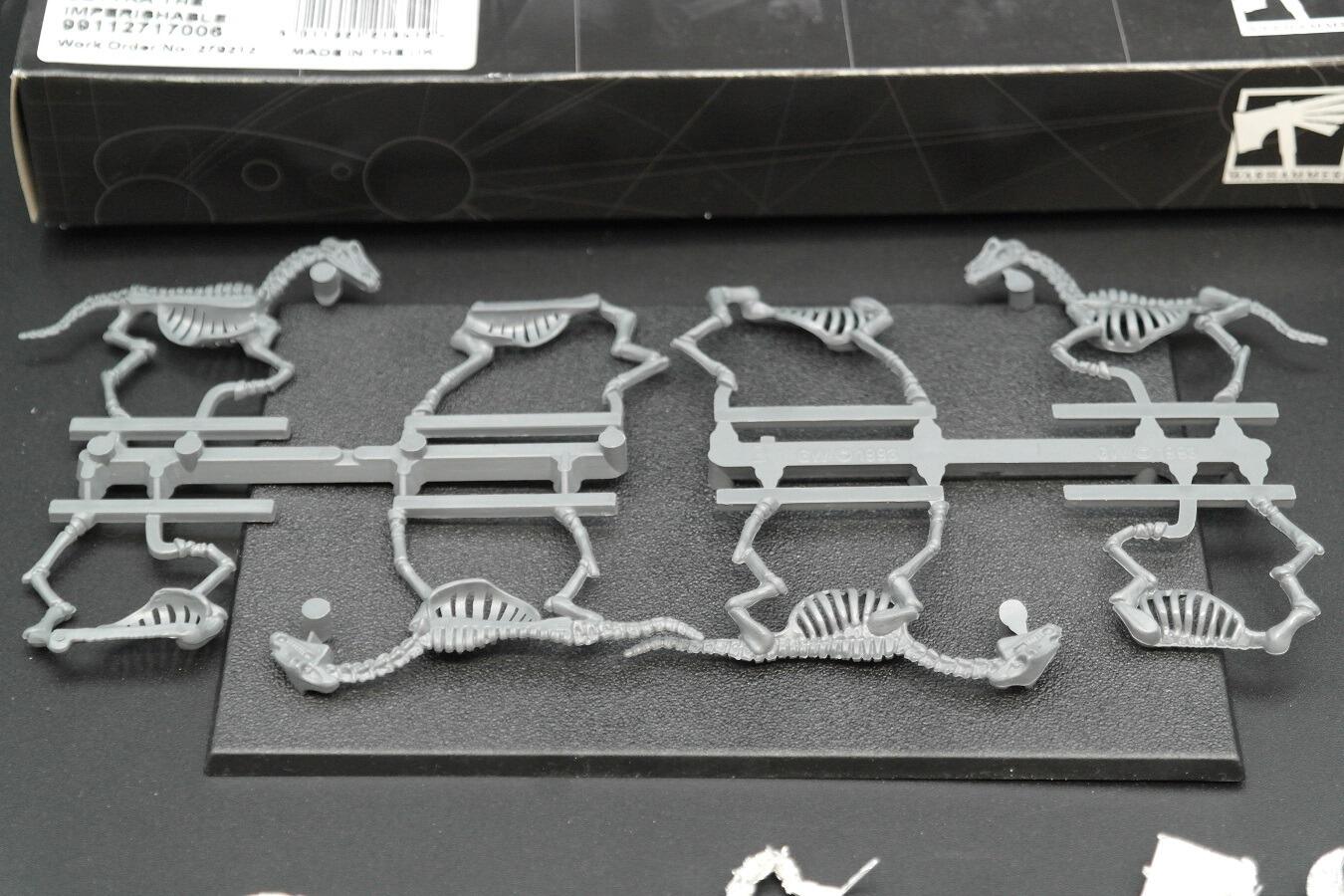 Pre-loved Settra the Imperishable Tomb Kings Warhammer Old World horses new on sprue