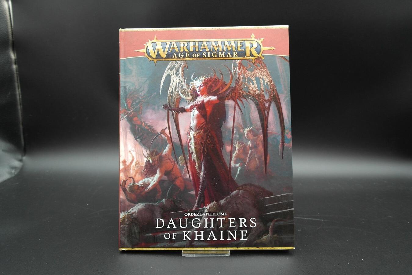Pre-Loved Daughters of Khaine 3rd Edition Battletome Front