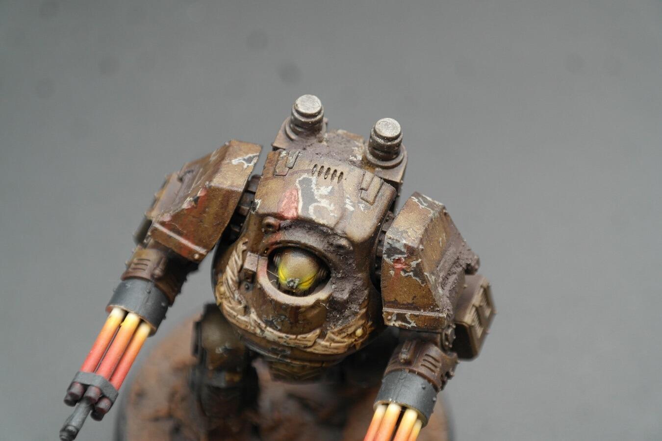 Pre-loved Contemptor Dreadnought Space Marines Warhammer 30k close-up