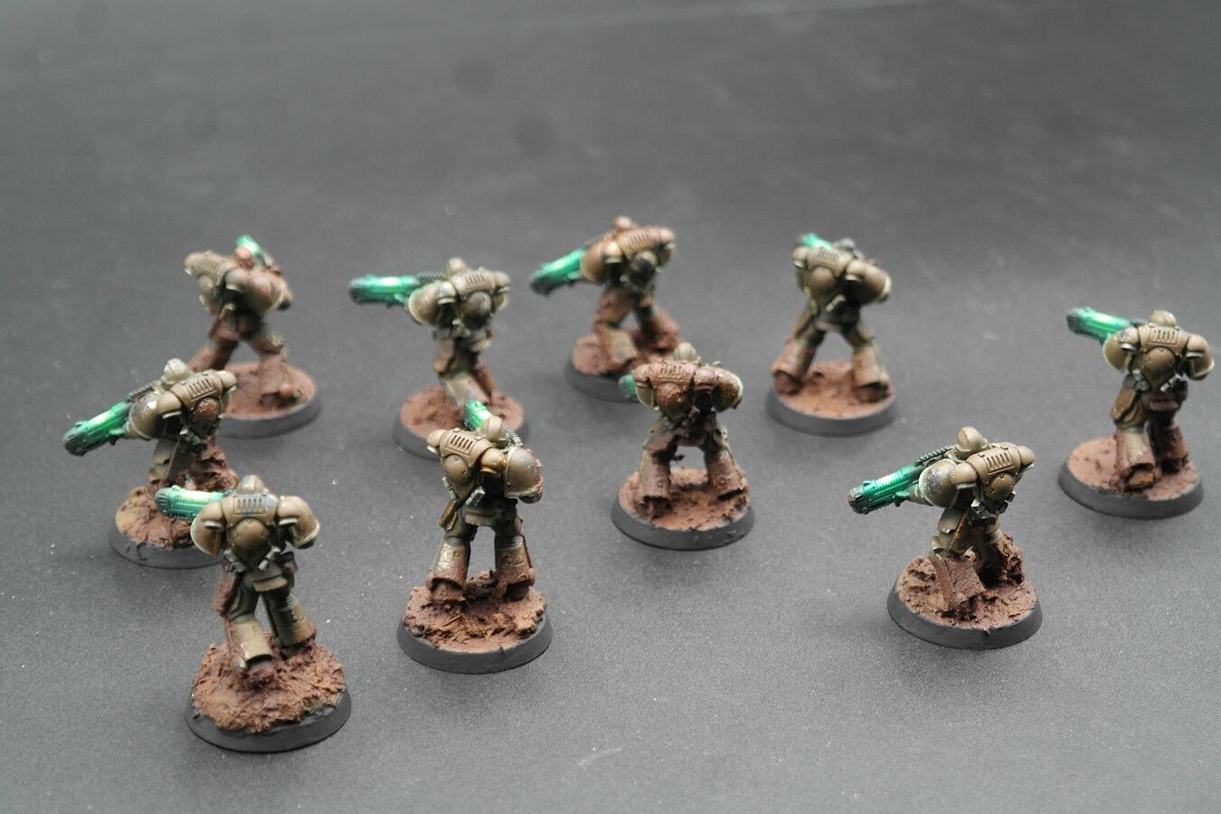 Pre-loved Hellblasters Space Marines Warhammer 40k fully built rear view