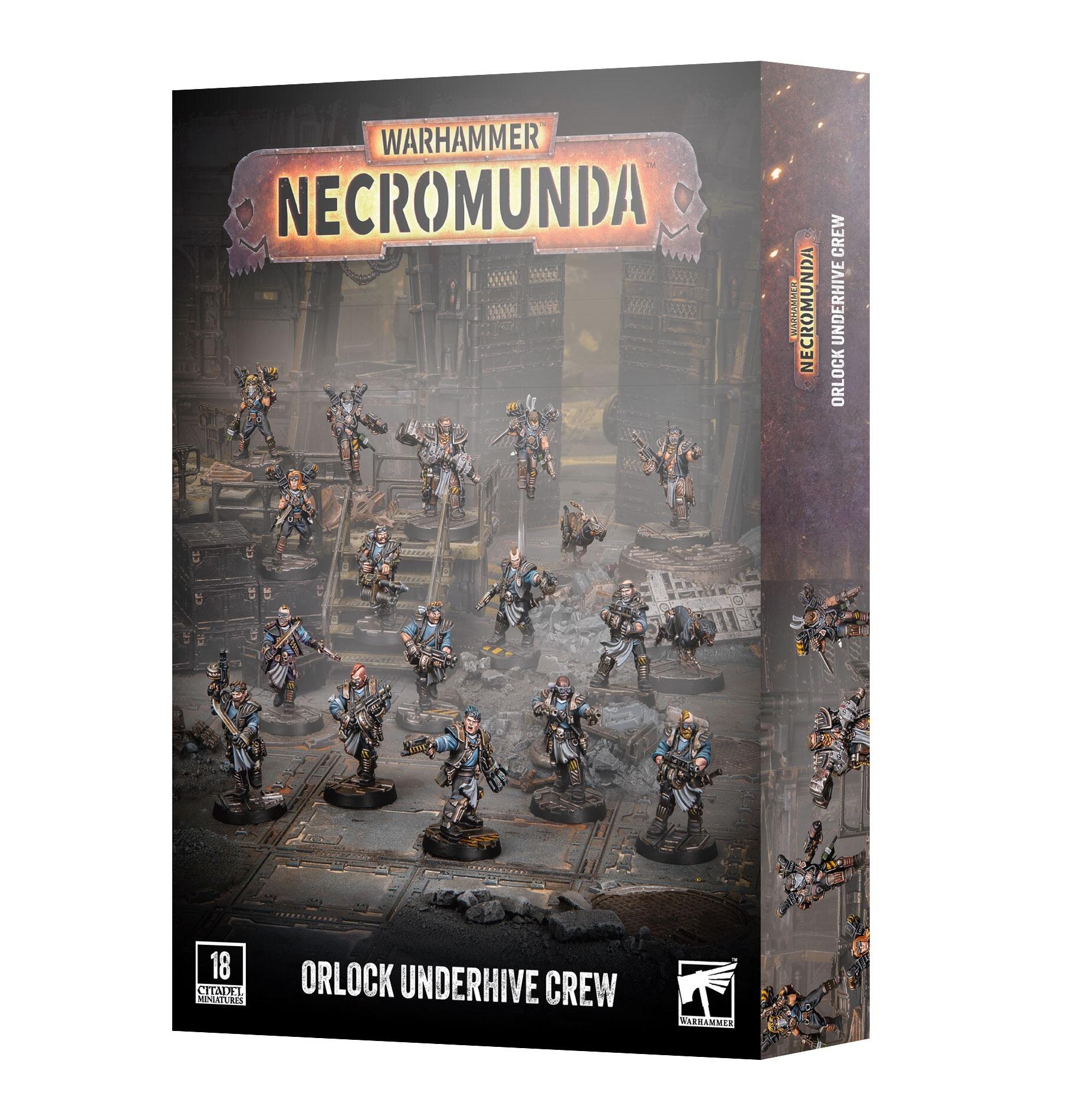 Necromunda Orlock Underhive Crew box front view