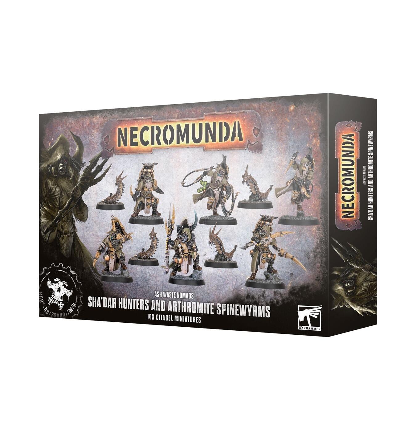 Necromunda: Ash Wastes Sha’dar Hunters & Arthromite Spinewyrms Miniatures