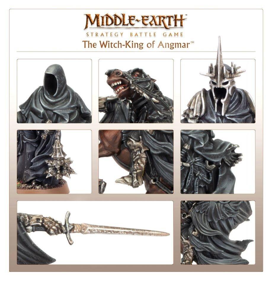 Witch-king of Angmar mounted and on foot