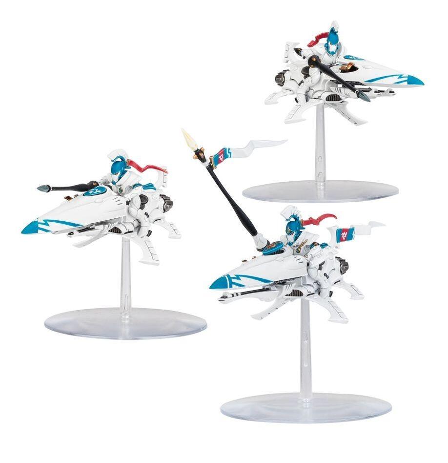Craftworlds Shining Spears with laser lances