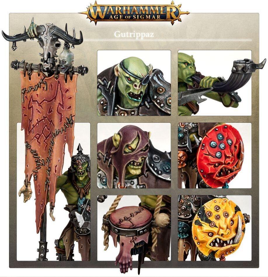 Side view of orruk infantry advancing