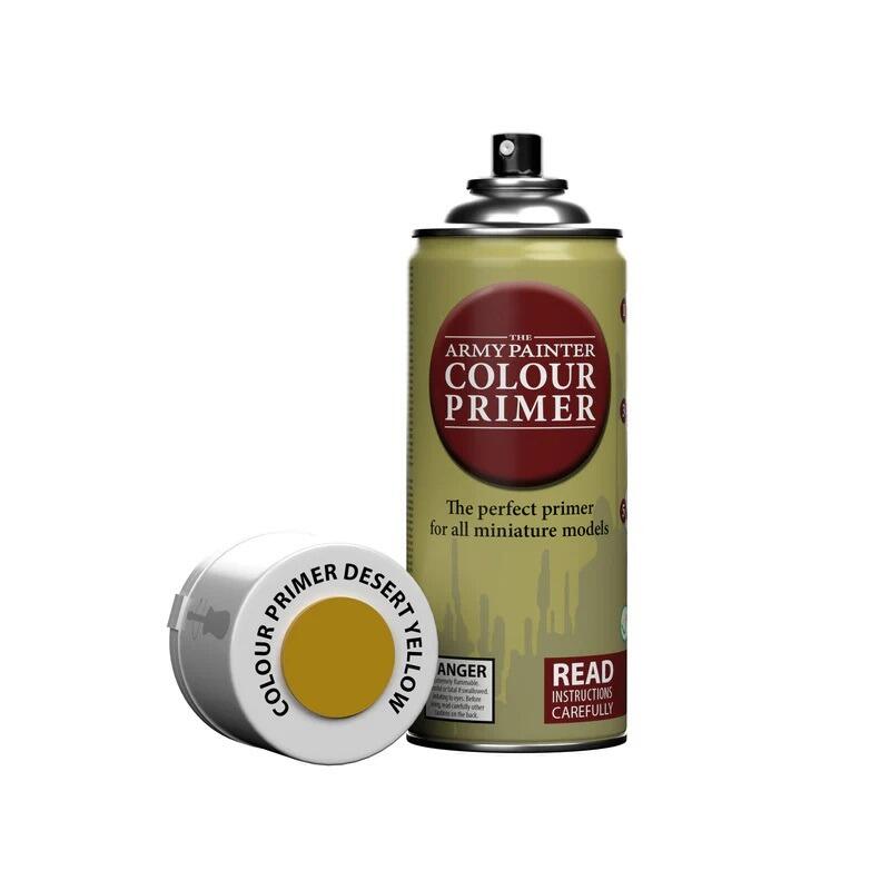 Army Painter Colour Primer Desert Yellow spray can