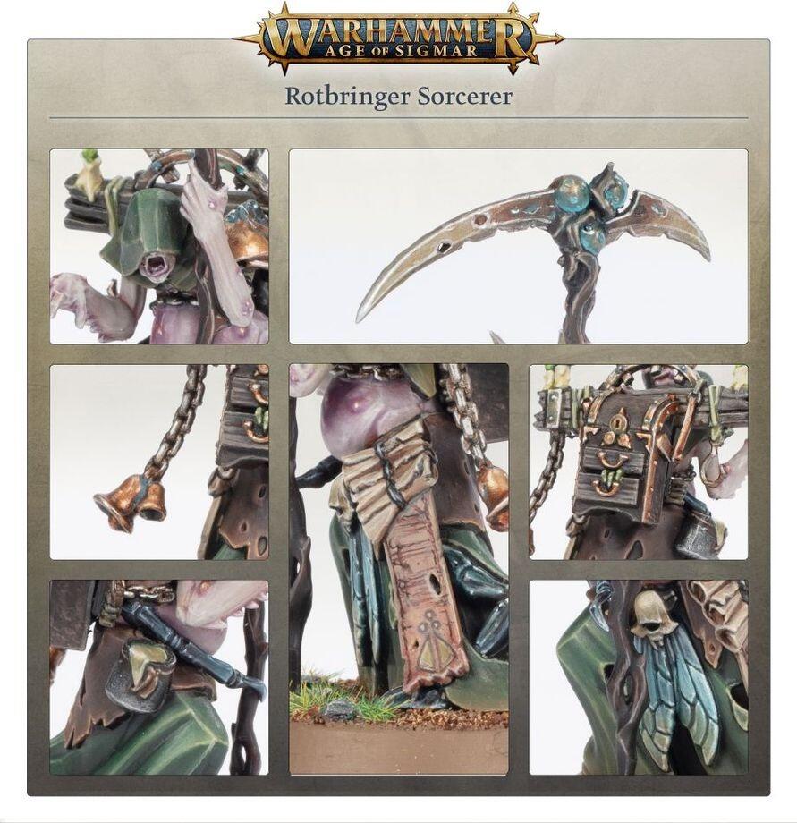 Maggotkin of Nurgle Rotbringer Sorcerer model