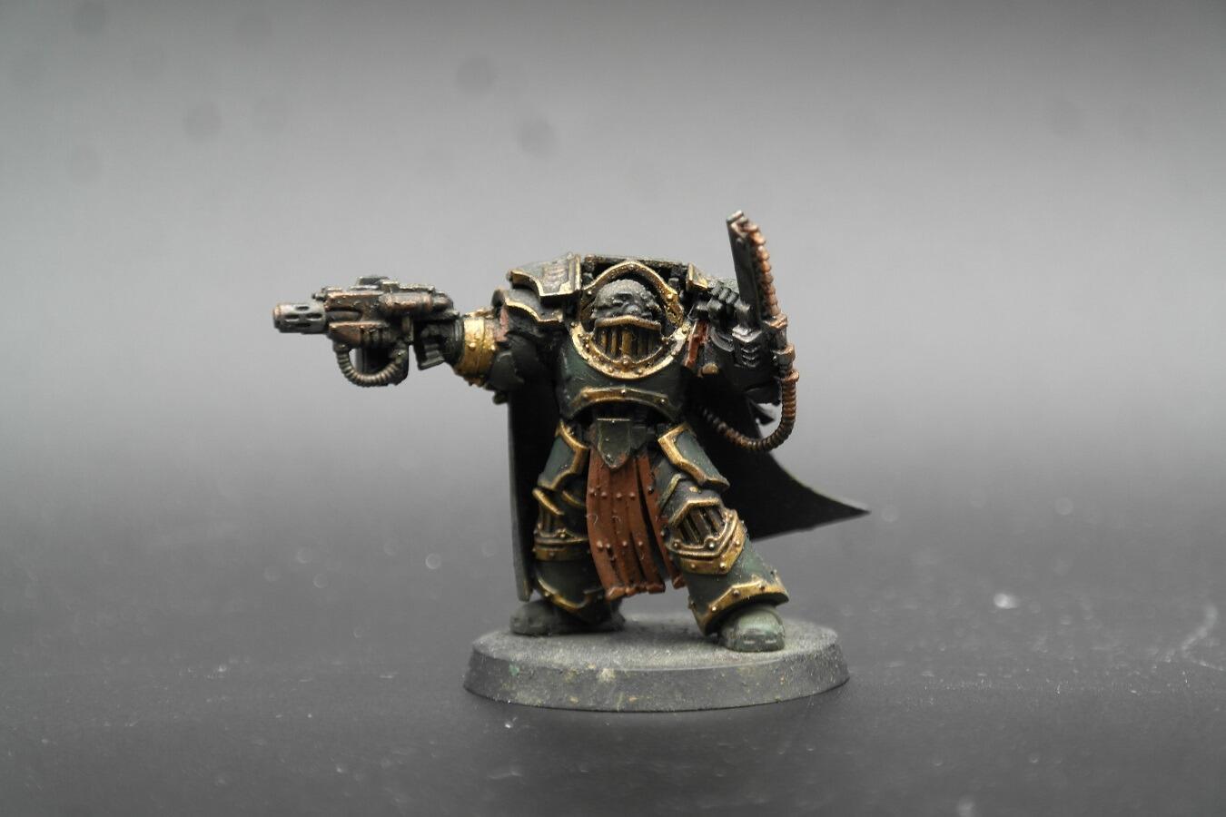 Pre-loved Cataphractii Praetor Space Marines Warhammer 30k front view