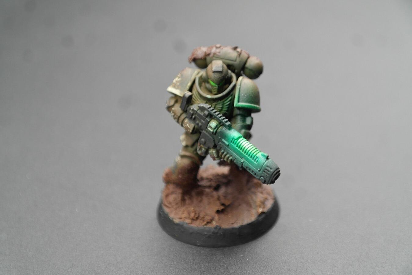 Pre-loved Hellblasters Space Marines Warhammer 40k fully built weapon detail