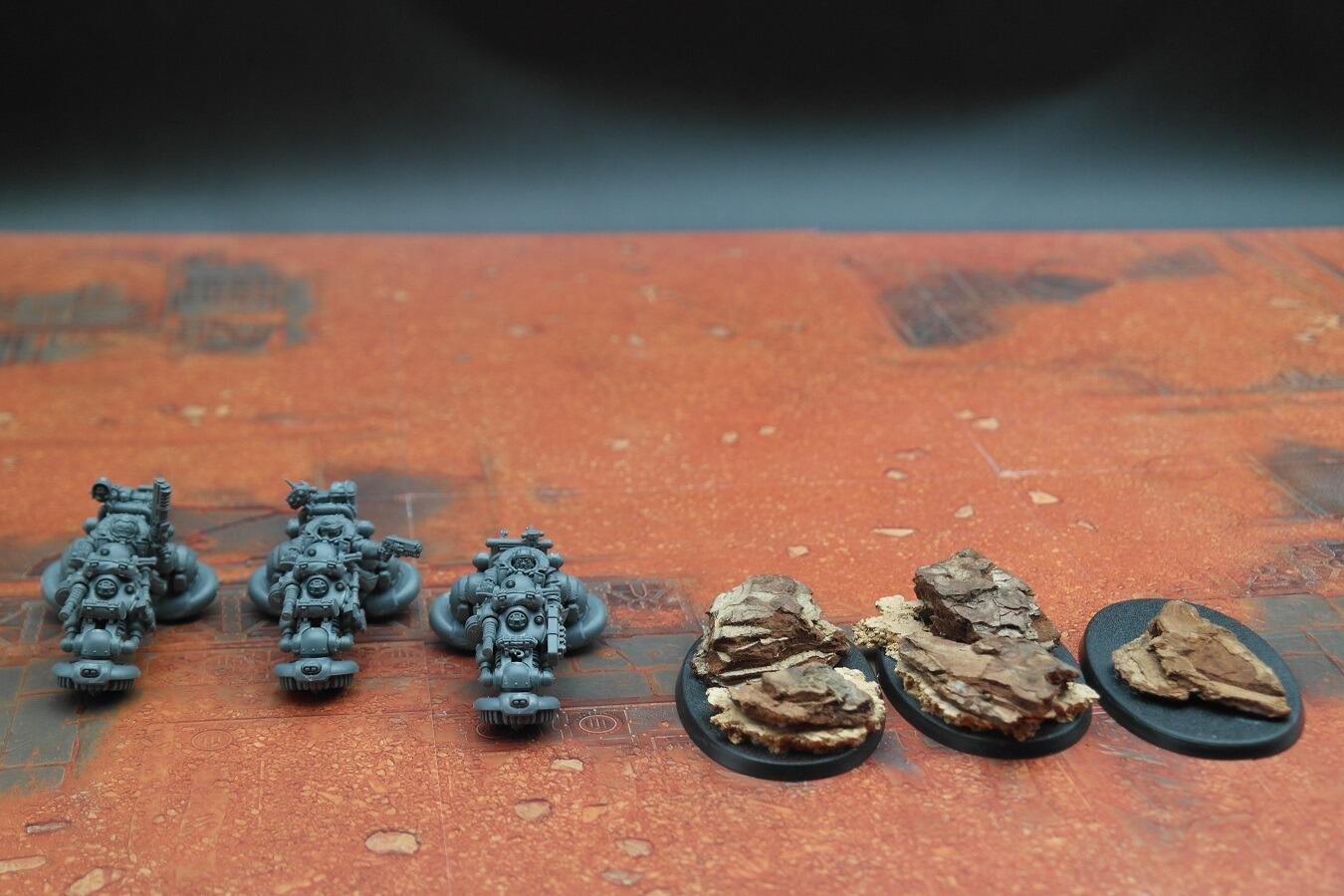 Pre-Loved Hernkyn Pioneers with Custom Bases Front View